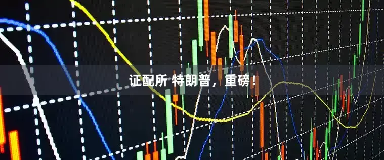 证配所 特朗普，重磅！